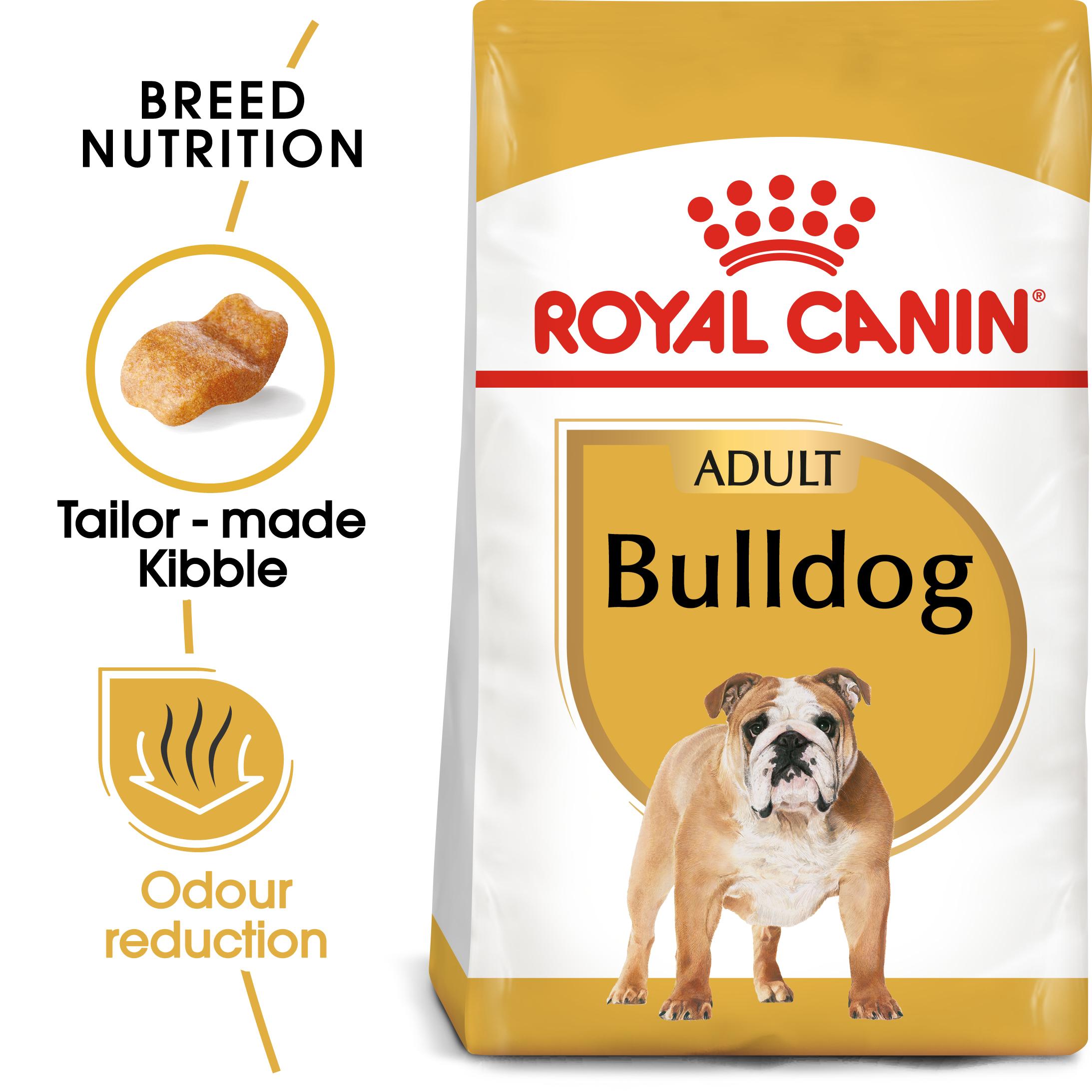 Royal Canin Adult Bulldog Dog Food 12kg. Free Delivery at PetShop